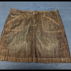 Calvin Klein denim mini skirt so 14